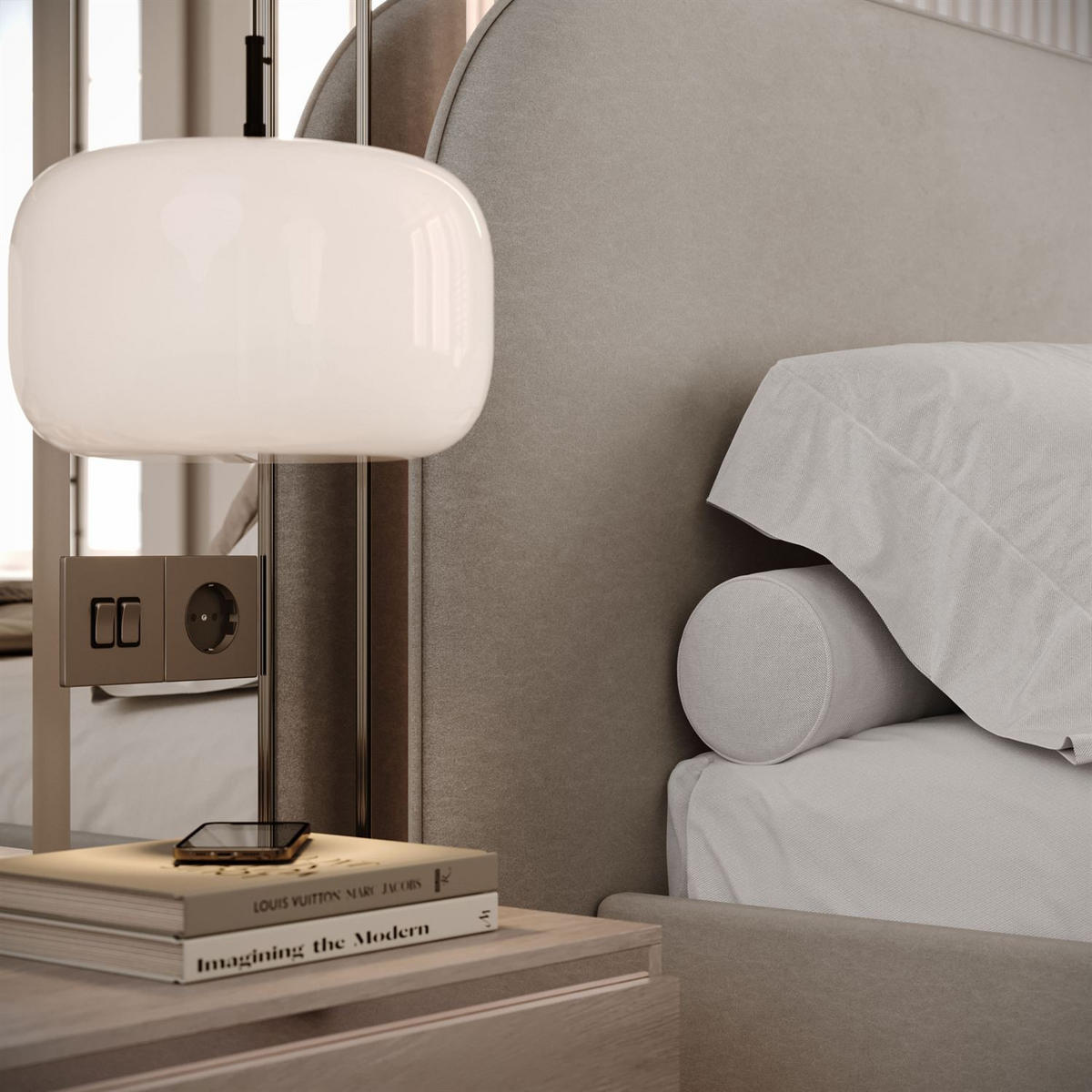 POLSTERBETT OLIMPIA mit Bettkasten 140x200, Castel 80 - Alufarben, Textil (140/200cm) - Lookway