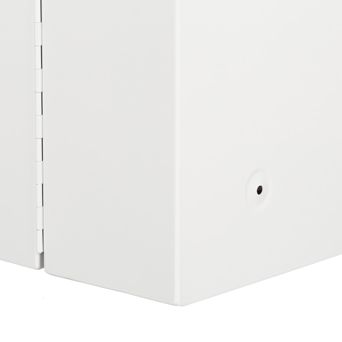MEDIZINSCHRANK Premium - Weiß, Metall (53/53/20cm) - Relaxdays