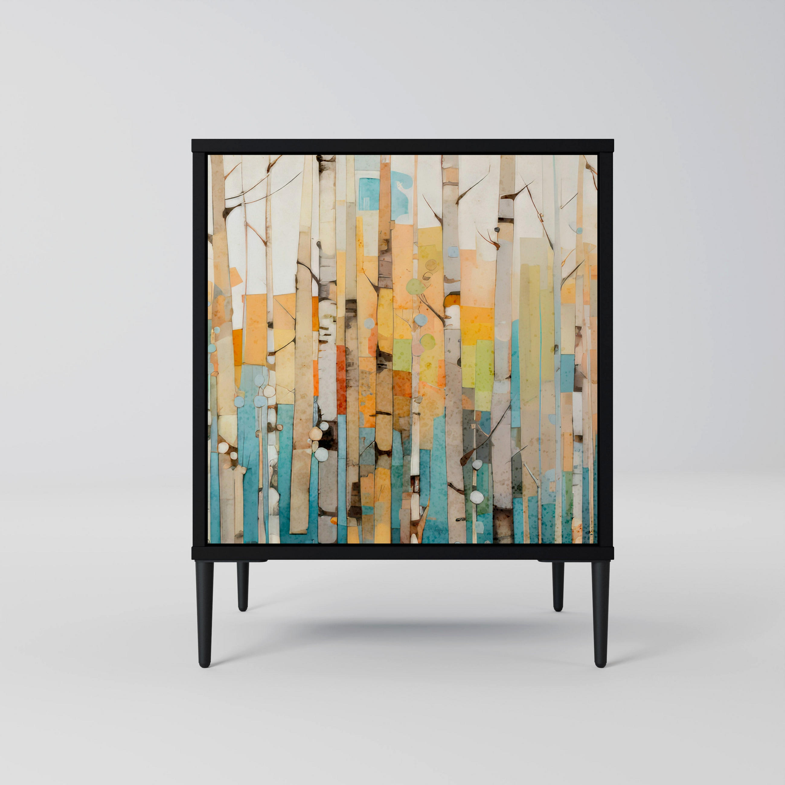SpaceRebels Sideboard Schwarz 57.5x72.5x42 cm