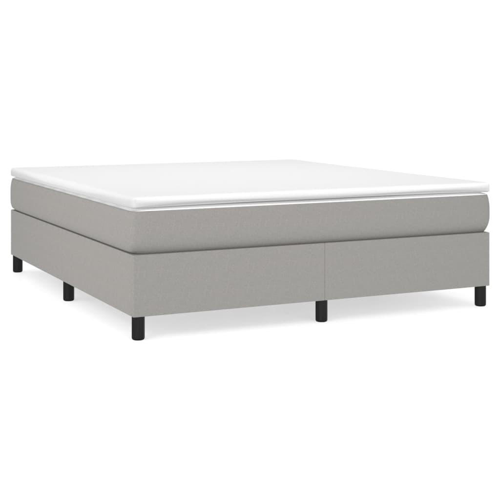 POLSTERBETT Rabanal 180/203 cm - Hellgrau, Holzwerkstoff (180/200cm) - Nettlife