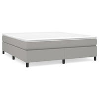 POLSTERBETT Rabanal 180/203 cm - Hellgrau, Holzwerkstoff (180/200cm) - Nettlife