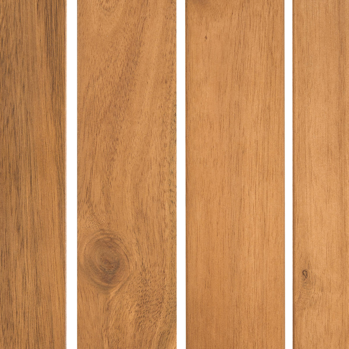 GARTENTISCH für 6 Personen 180/90 cm Akazienholz Braun Corricella - Creme, Holz (180/90/75cm) - Beliani