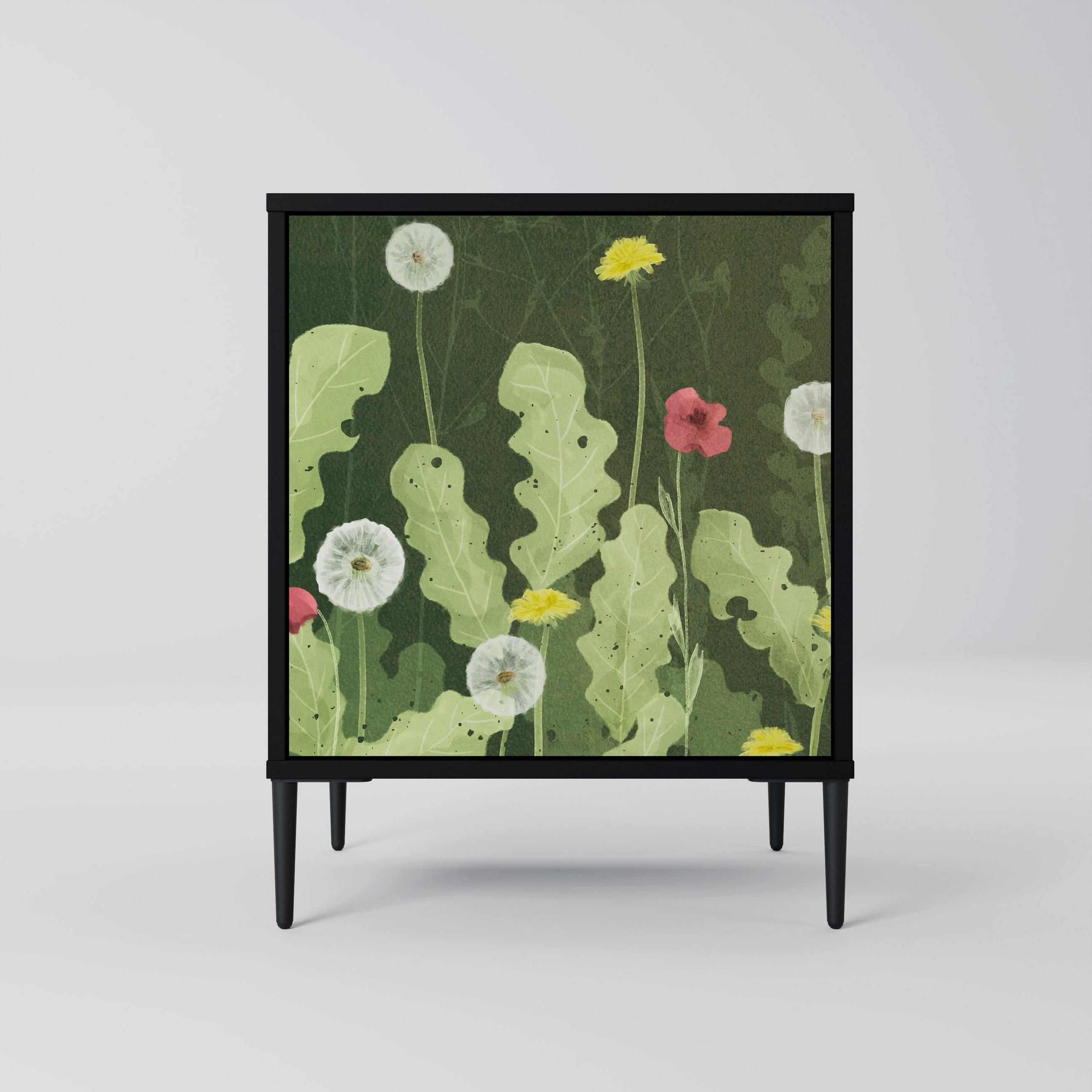 SpaceRebels Sideboard Schwarz 57.5x72.5x42 cm