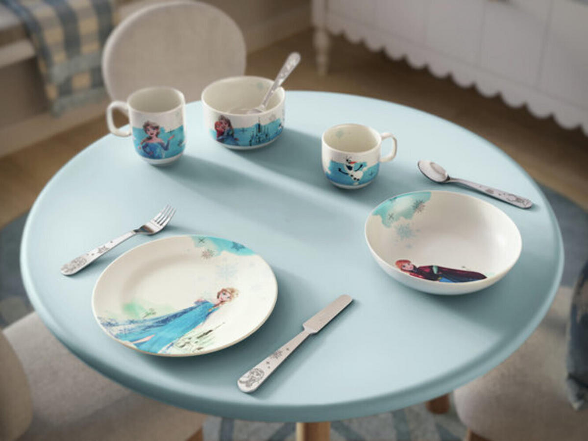 KINDERGESCHIRR-SET Disney Frozen bunt 7er Set - Multicolor, Keramik/Metall (2/2/2cm) - Villeroy & Boch