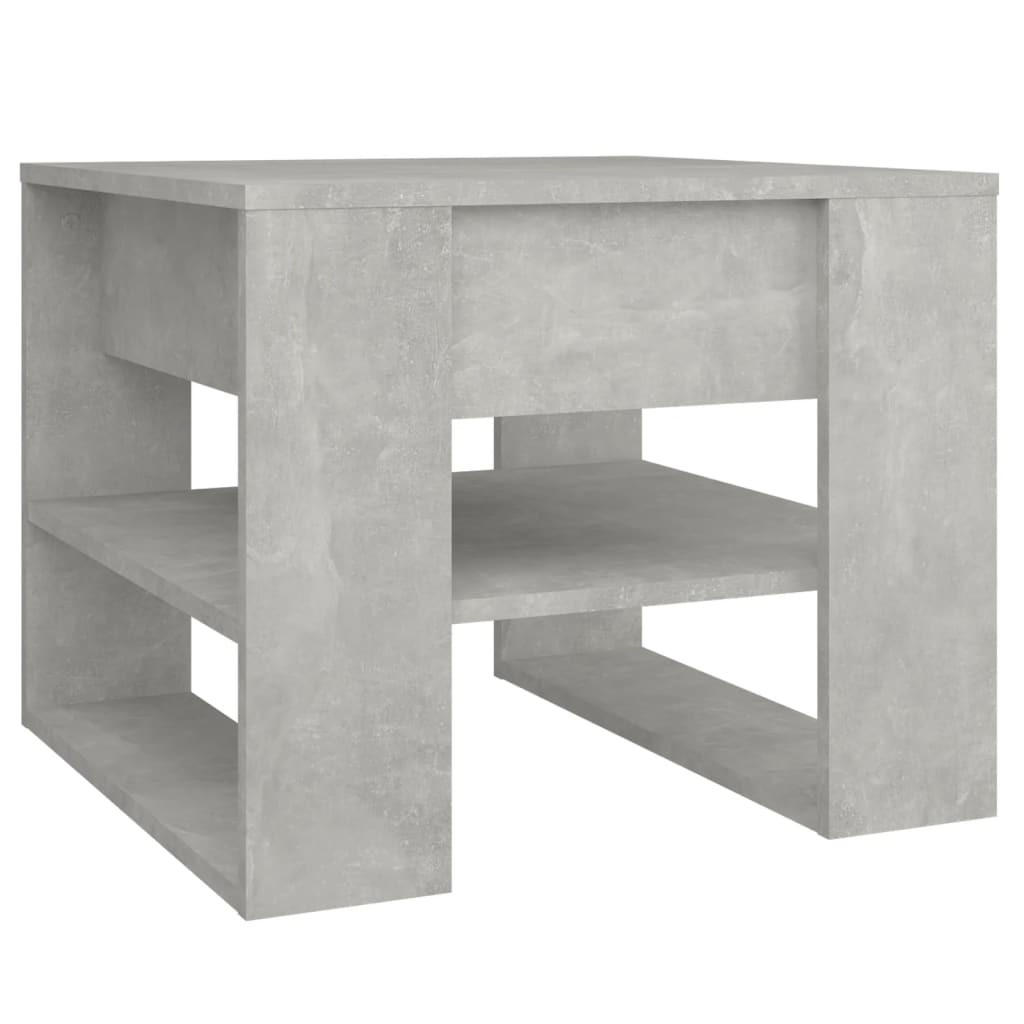COUCHTISCH Betongrau 55,5x55x45 cm Holzwerkstoff - Grau, Holzwerkstoff (55.5/55/45cm) - furnicato