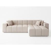 ECKSOFA Loopo Beige Rechts - Beige, Holz/Textil (265/180cm) - Graingold