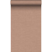 TAPETE Leinen-Optik 53 cm x 10.05 m - Terracotta, Papier (53/1000cm) - Origin Wallcoverings