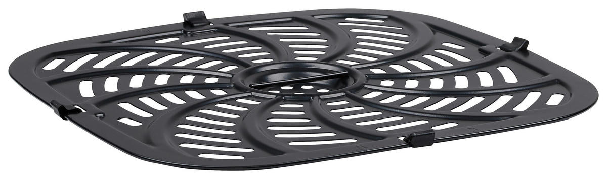 HEISSLUFTFRITTEUSE Alpina Schwarz/Silber max. 1800 Watt - Schwarz, Metall (38/29.5/36.5cm) - Alpina 6287