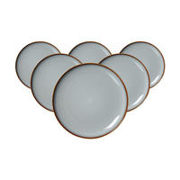 DESSERTTELLER Portofino grau ø 20,5 cm 6er Set - Grau, Keramik (20.5cm) - Ritzenhoff Breker