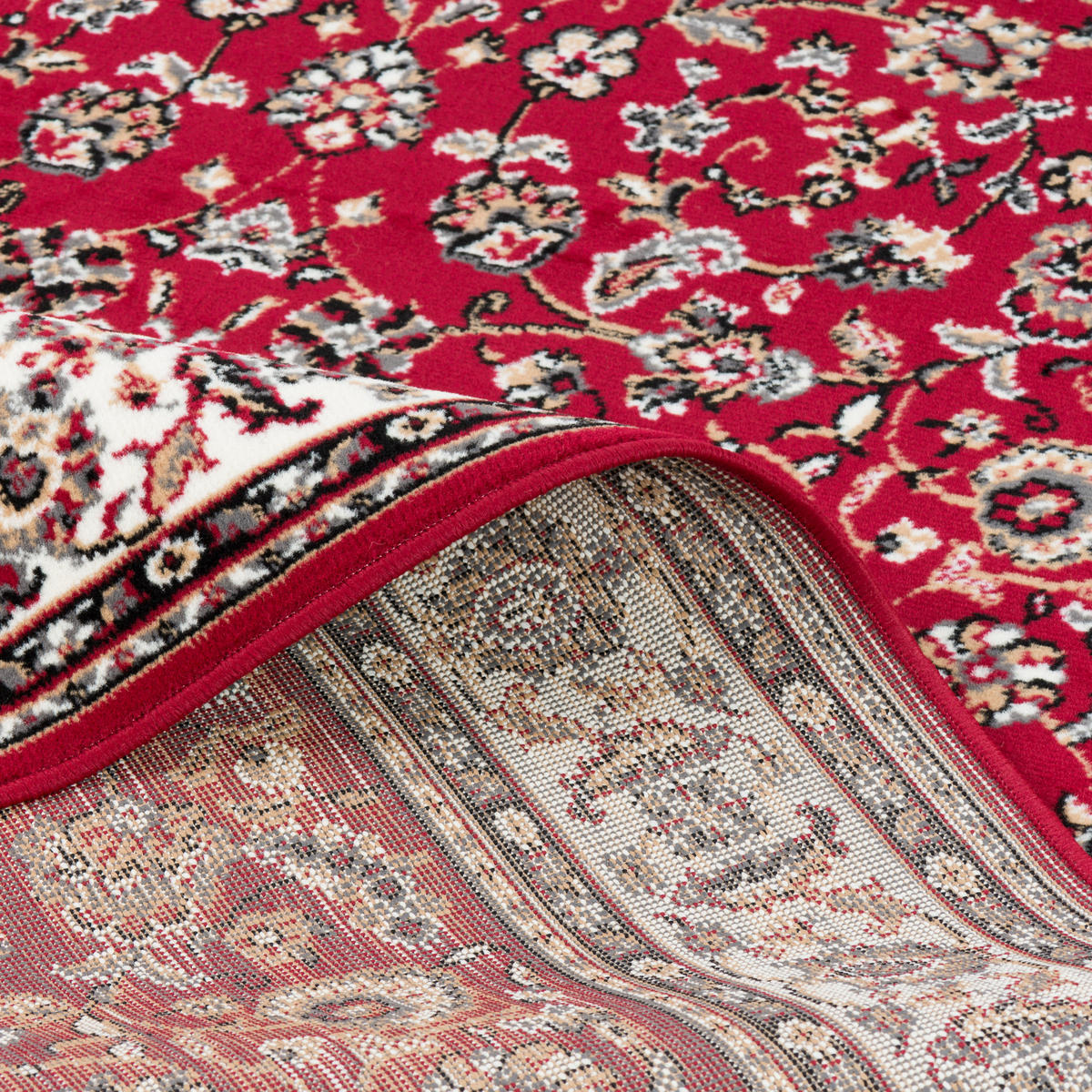 ORIENT TEPPICH TRENDLINE ROT BORDÜRE - Rot, Textil (80/150cm) - Pergamon