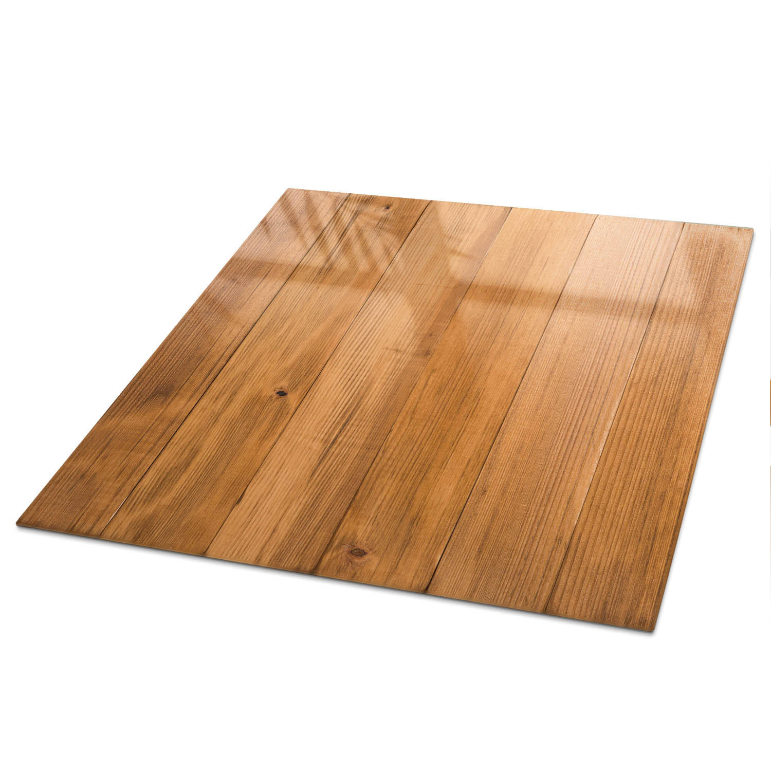 TISCHPLATTE 50x50 cm – Holzbretter - Beige, Glas (50/50/0.4cm) - Wallfluent