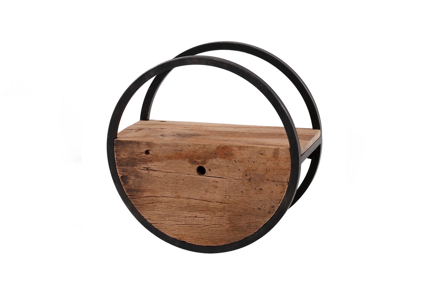 WANDREGAL RADEL Holz - Braun, Holz (50/50/25cm) - KAWOLA