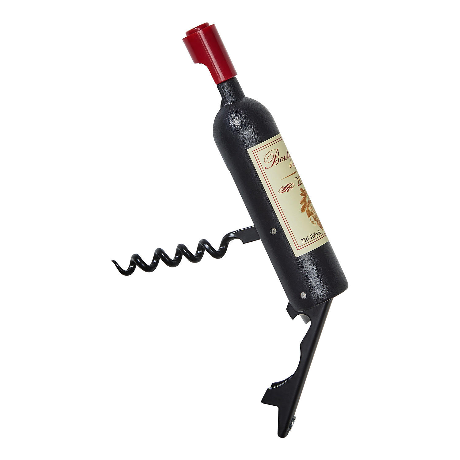 Butlers Flaschenöffner Schwarz 12 cm