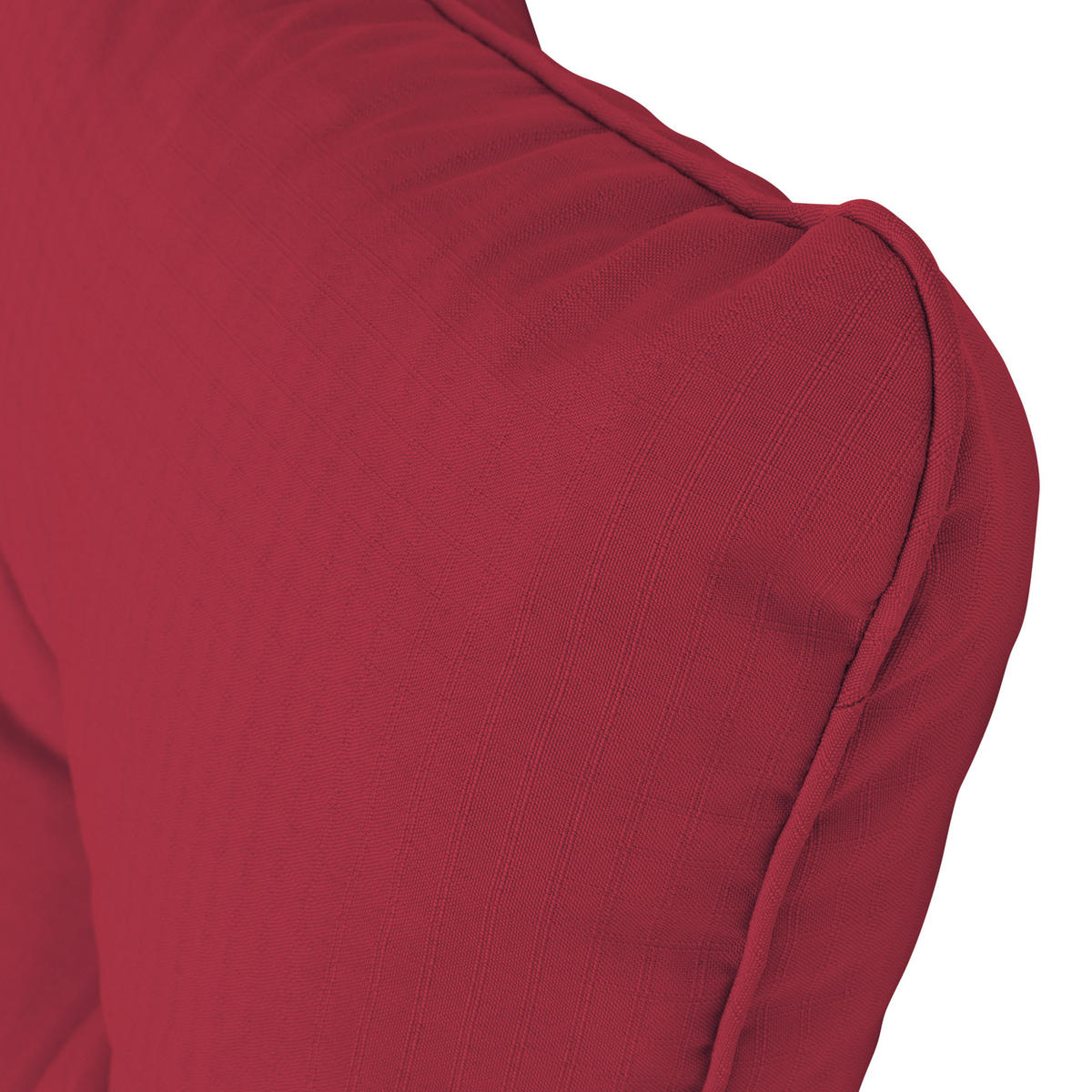 LOUNGEKISSEN Xluna Rücken 60/40/12 cm Rot - Rot, Textil (60/40/12cm) - Beautissu 