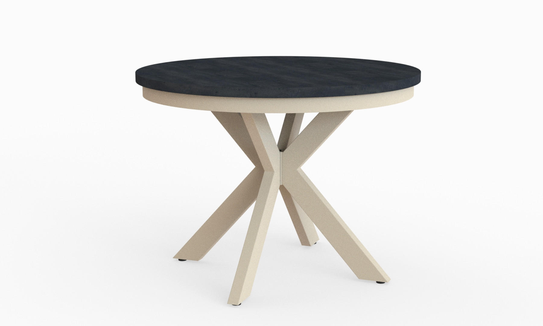 ESSTISCH BAGIO - Kaschmir/Beige, Holzwerkstoff (100/100/77cm) - Meblini