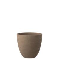 BLUMENTOPF RUND Braun - Mokka, Keramik (30.5/29.5cm) - J-Line
