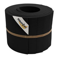 SICHTSCHUTZSTREIFEN Delux-P Einzelstreifen Wabenstruktur Schwarz 10x 2,55m - Schwarz, Kunststoff (255/19cm) - ZAUN|ZU