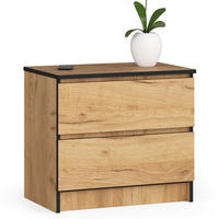 NACHTSCHRANK Eichefarben 60x40x55 cm - Eichefarben, Holzwerkstoff (60/55/40cm) - Akord