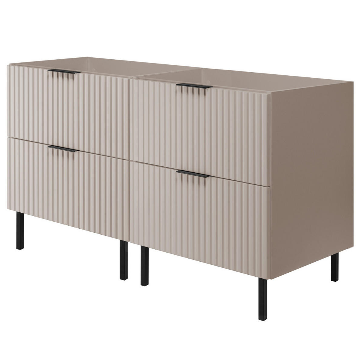 WASCHBECKUNTERSCHRANK FLOW Eiche Craft 120/57/46 cm - Eichefarben, Holzwerkstoff (120/57/46cm) - Rodan