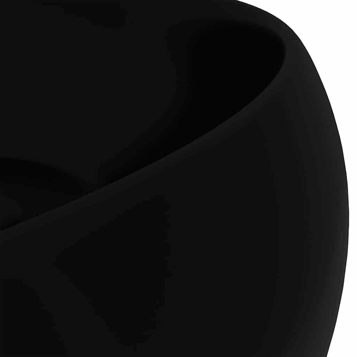 WASCHBECKEN Langston 40/40/15 cm - Schwarz, Keramik (40/15/40cm) - Nettlife