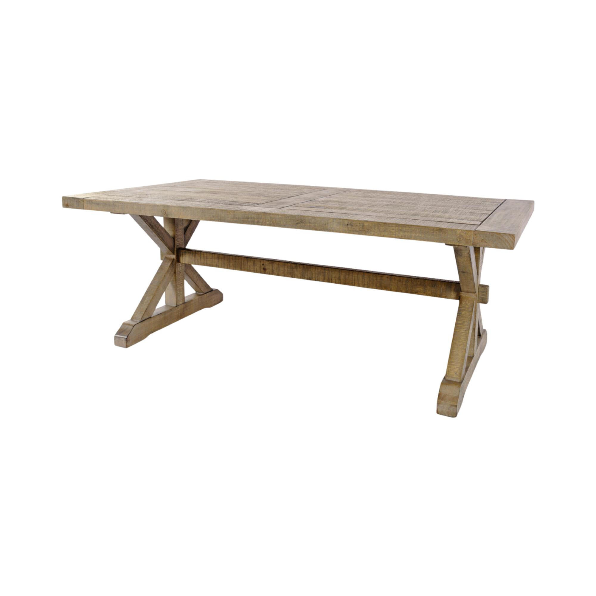 ESSTISCH AVOLA Beige 127x71x47 cm - Beige, Holz (71/127/47cm) - FURNLUX