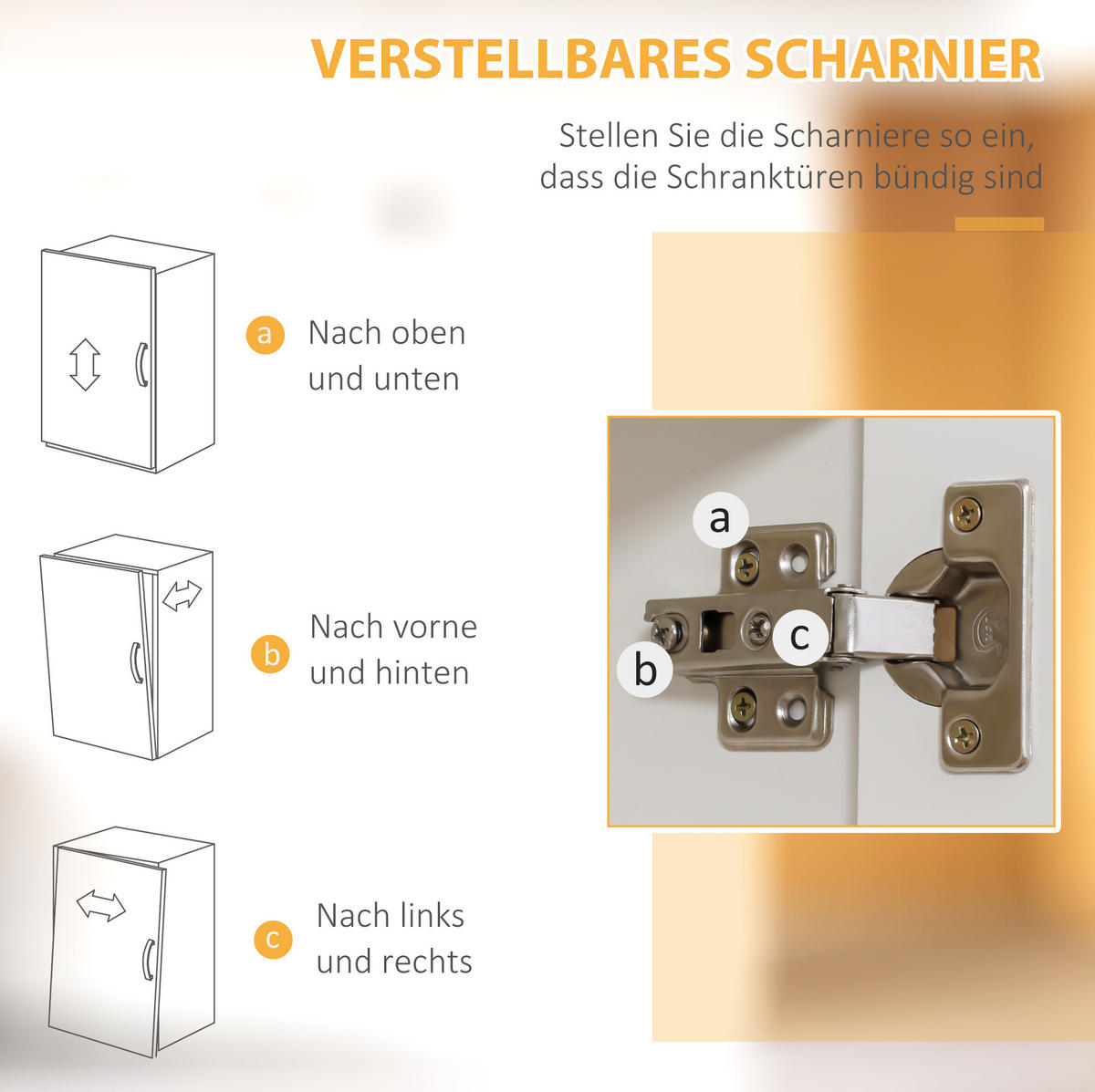 HIGHBOARD 70/170/40 cm Weiß aus MDF mit verstellbaren Einlegeböden - Weiß, Holzwerkstoff (40/170/70cm) - OKMYHOME