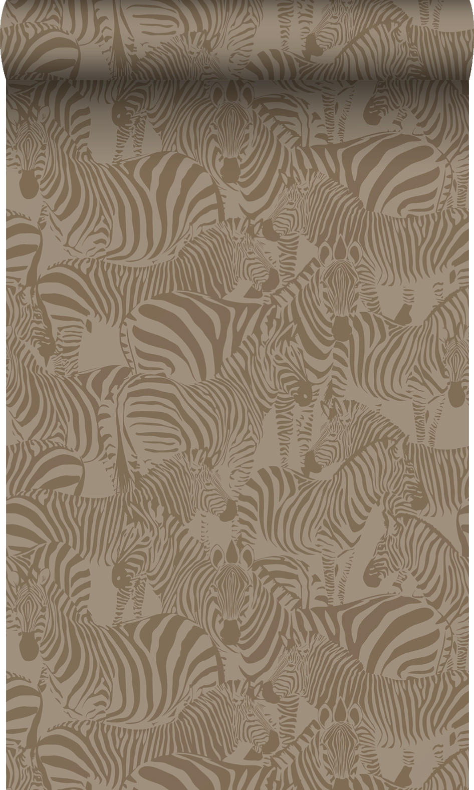 TAPETE Zebras 50 x 900 cm - Beige, Papier (50/900cm) - Origin Wallcoverings
