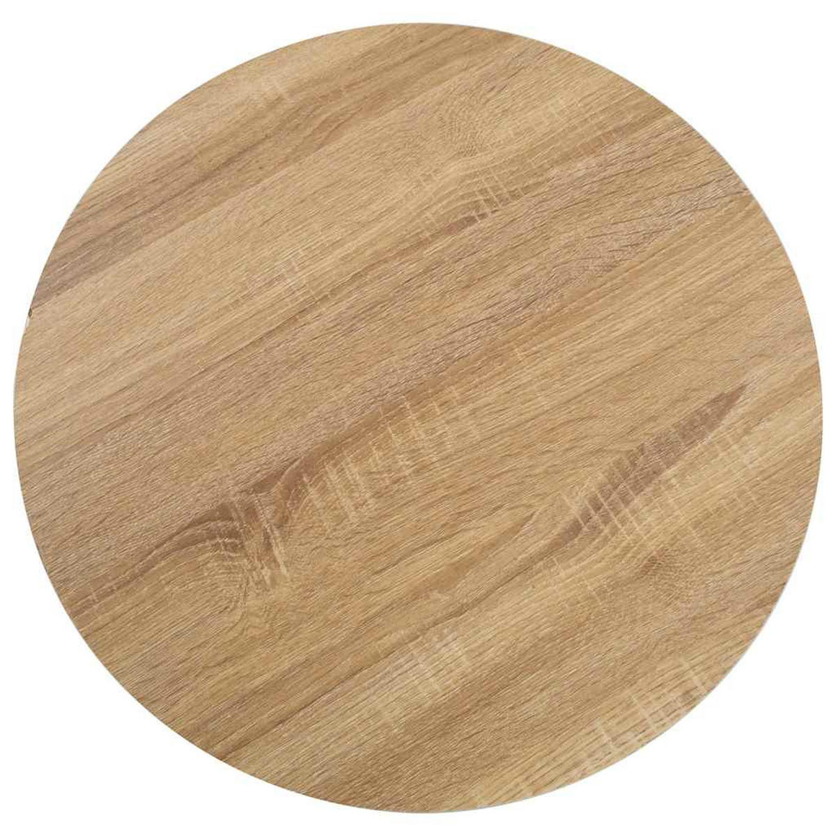 BISTROTISCH Hellbraun 50 Cm Mdf - Braun, Holzwerkstoff (50/75/3.8cm) - vidaXL