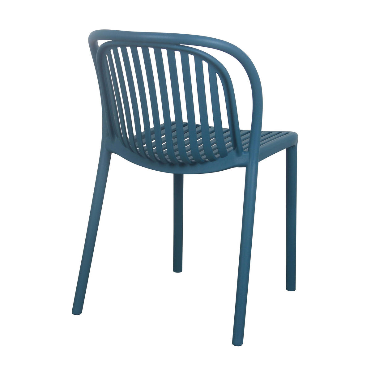 GARTENSTUHL, Blau - Blau, Kunststoff (58/49cm) - Oviala