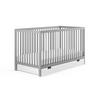 BABYBETT mit Schublade 70x140 cm in Grau - Grau, Holz (70/140cm) - Kids Collective