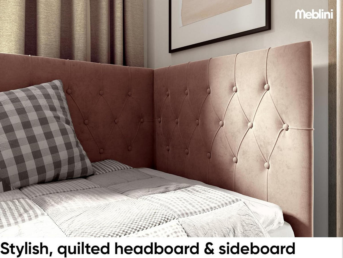 KINDERBETT FLIPPO 3 - Lila/Weiß, Holzwerkstoff (96/208cm) - Meblini