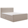 BOXBETT Osteno 180x200 Beige - Beige, Holz/Textil (180/200cm) - Graingold