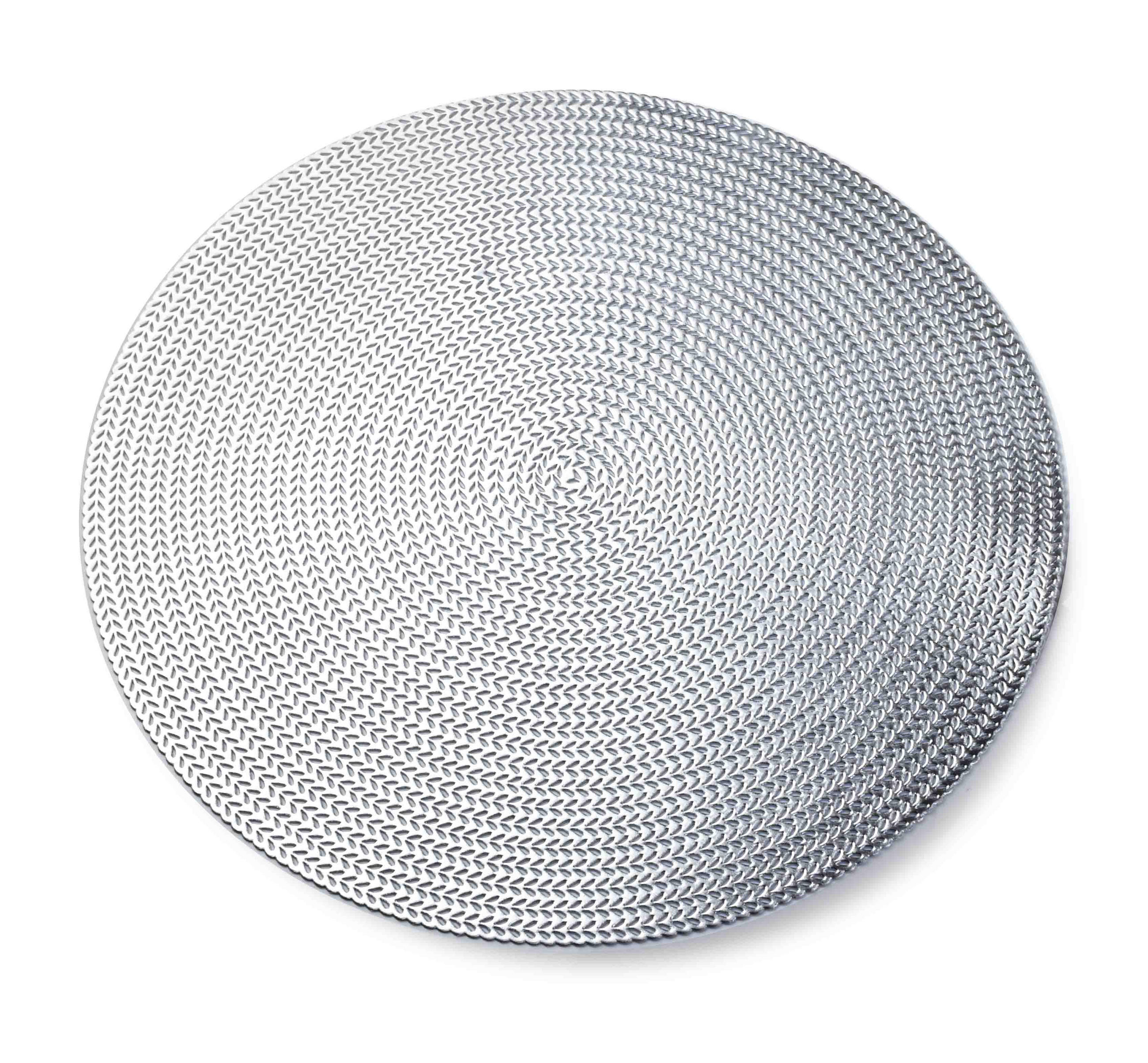 TISCHSET Mandy Silber 38/38/0.1 cm Kunstoff - Silberfarben, Kunststoff (38/38/0.1cm) - Mondex