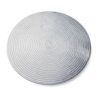 TISCHSET Mandy Silber 38/38/0.1 cm Kunstoff - Silberfarben, Kunststoff (38/38/0.1cm) - Mondex