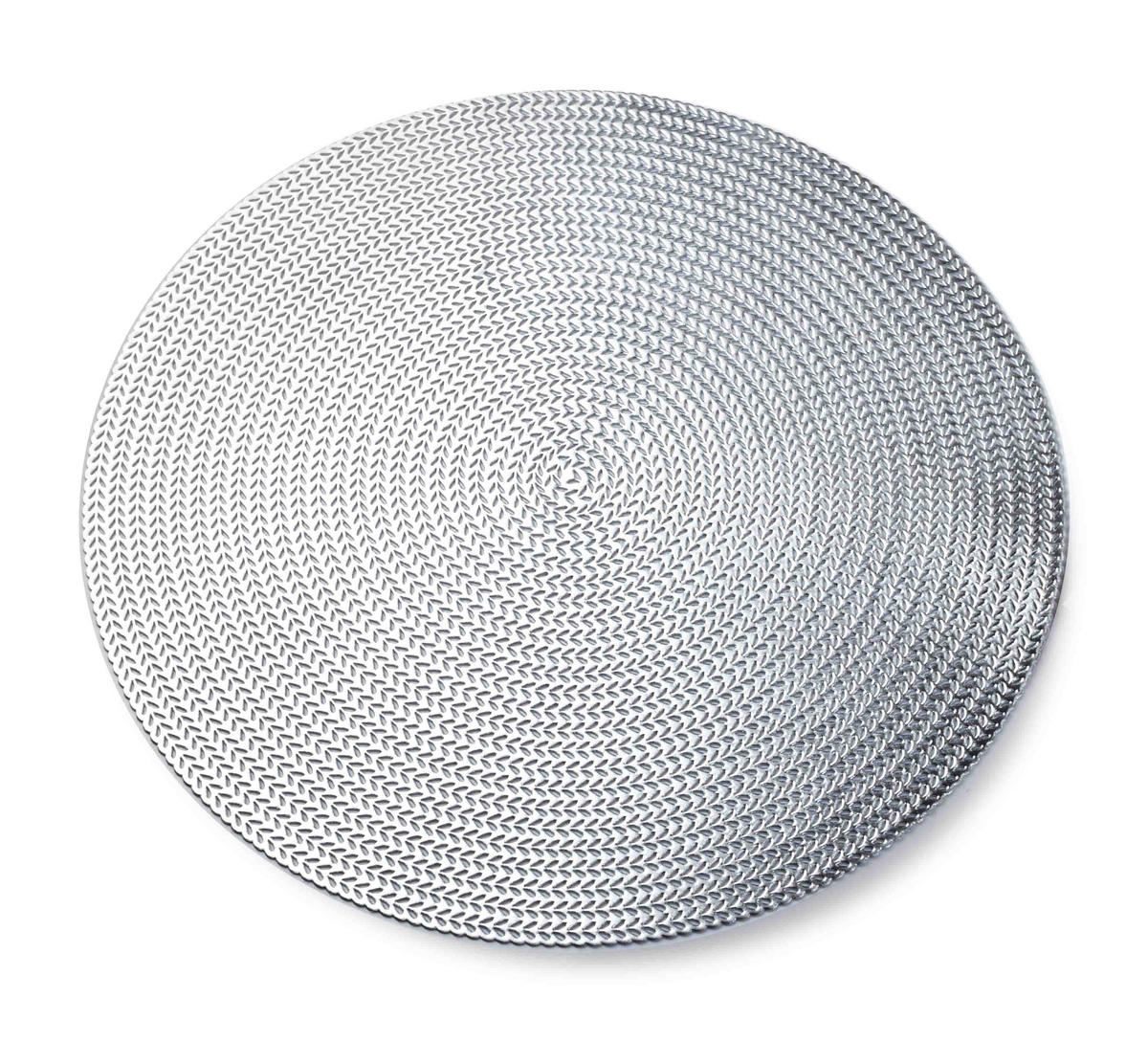 TISCHSET Mandy Silber 38/38/0.1 cm Kunstoff - Silberfarben, Kunststoff (38/38/0.1cm) - Mondex