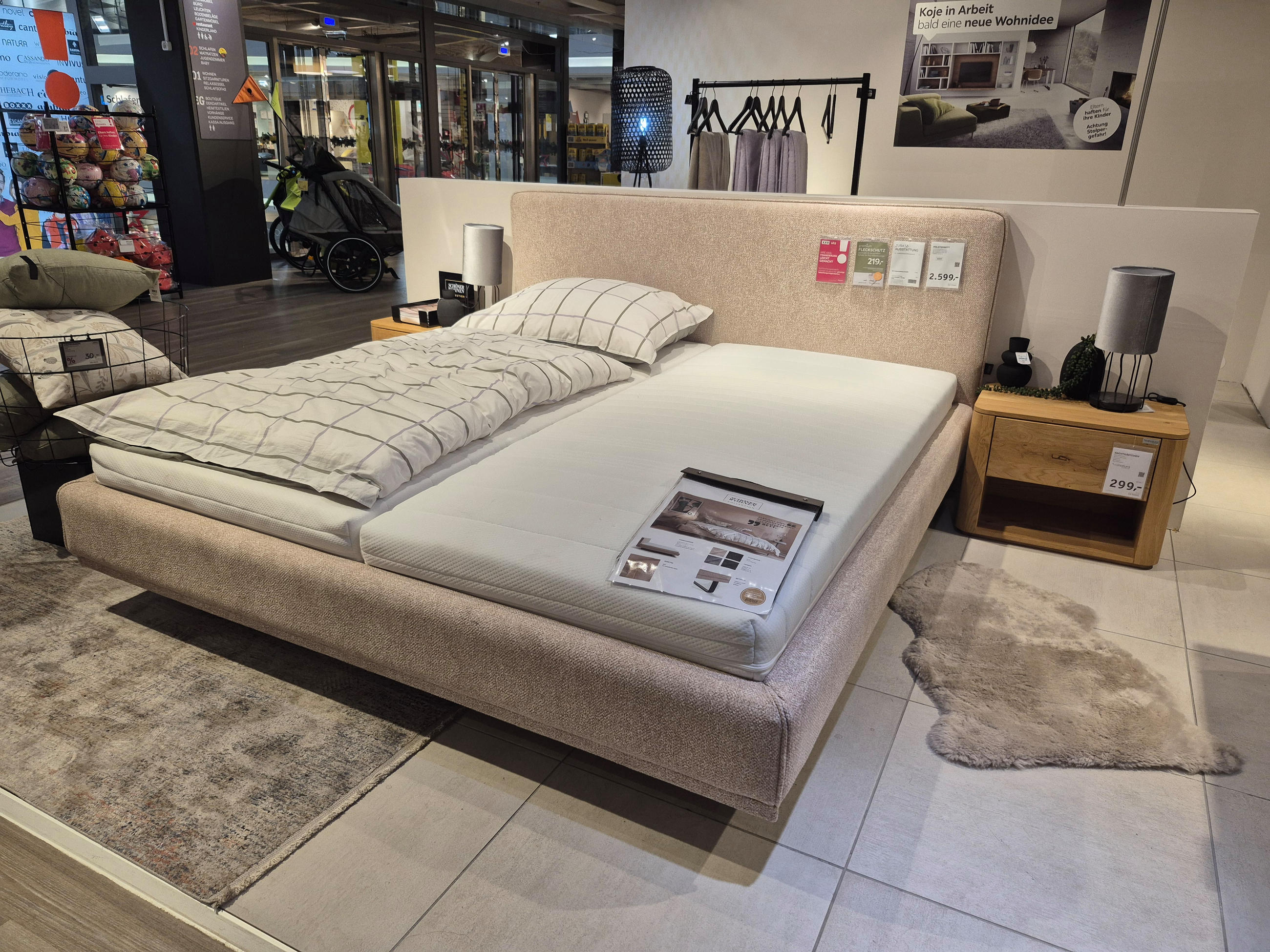 Polsterbett Modell Como - Schöner Wohnen