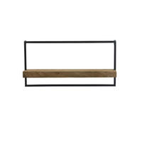 WANDREGAL Maddison Braun 60/15/30 cm - Braun, Holz (15/30/60cm) - Light & Living
