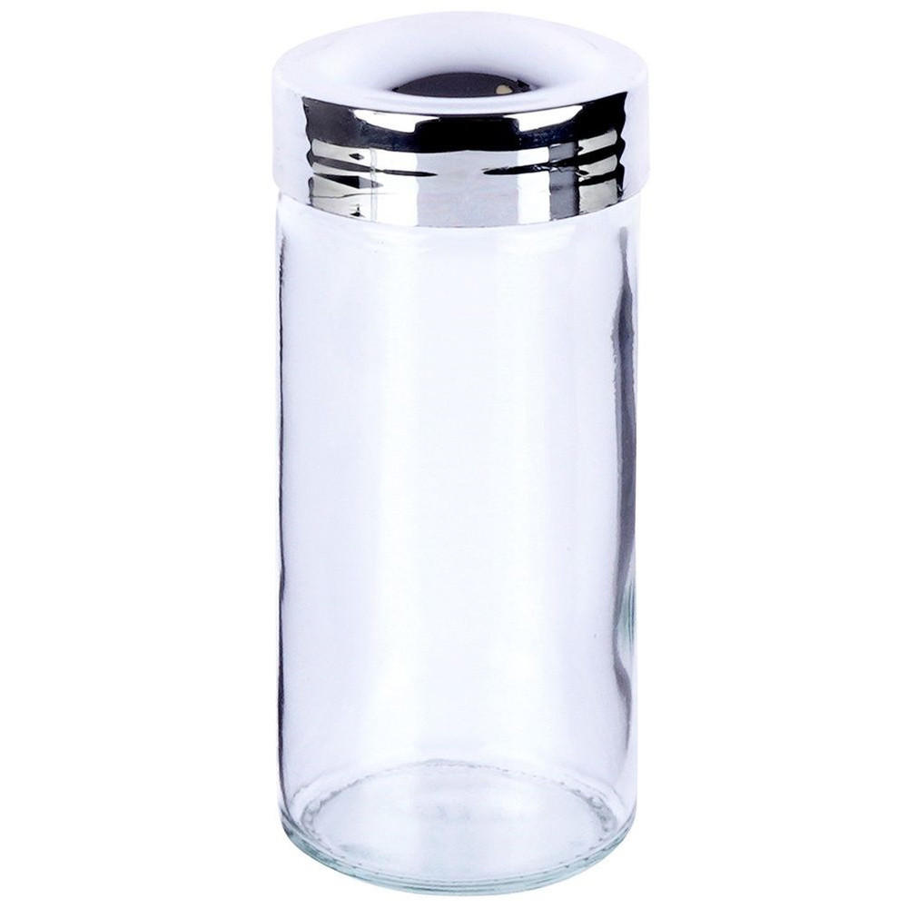 GEWÜRZDOSE Sieb 80 ml Silberfarben - Silberfarben, Glas (4/10/4cm) - Orion 