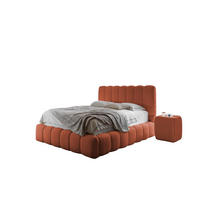 POLSTERBETT Carson In Catch Me Set.2 - Rotbraun, Holzwerkstoff/Textil (140/200cm) - Fun Möbel
