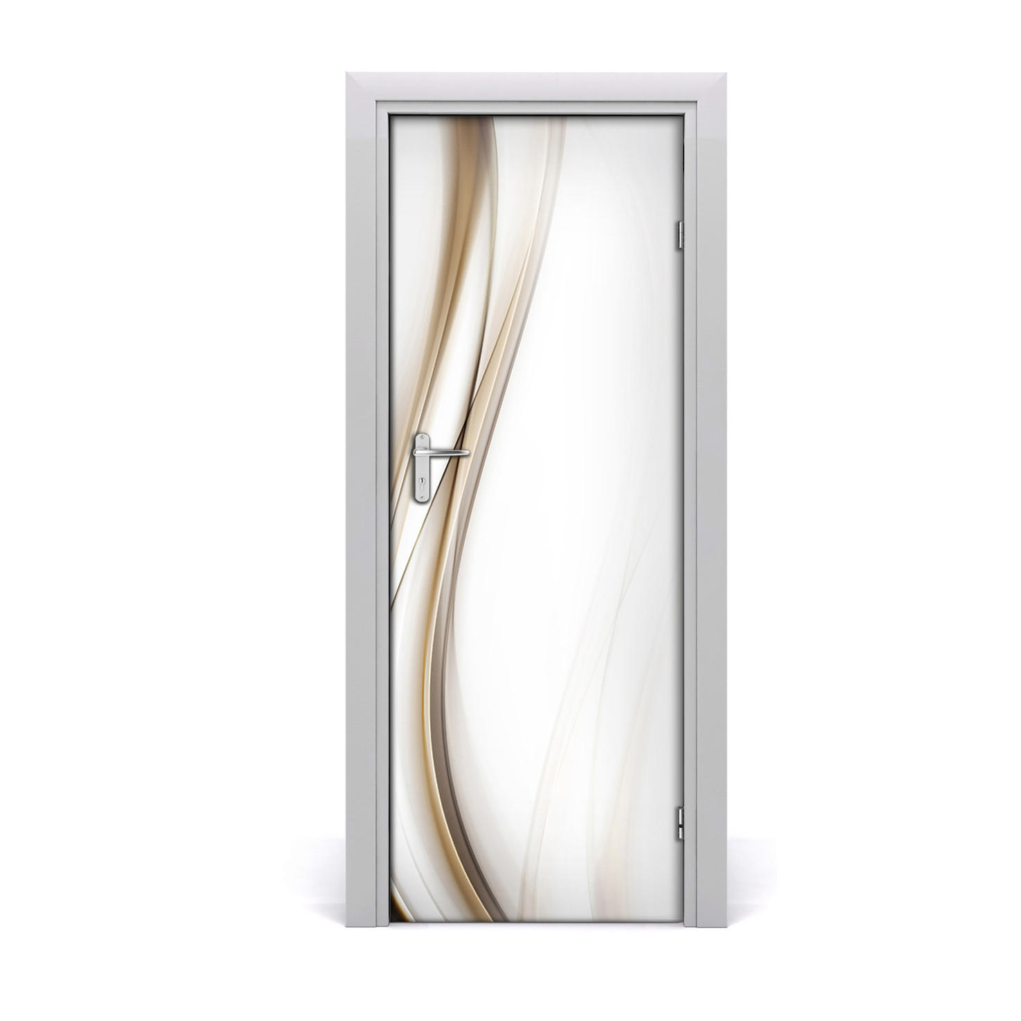 TÜRAUFKLEBER 75x205 cm Dekorativ für Türen - Grau, Kunststoff (75/205/0.01cm) - TULUP