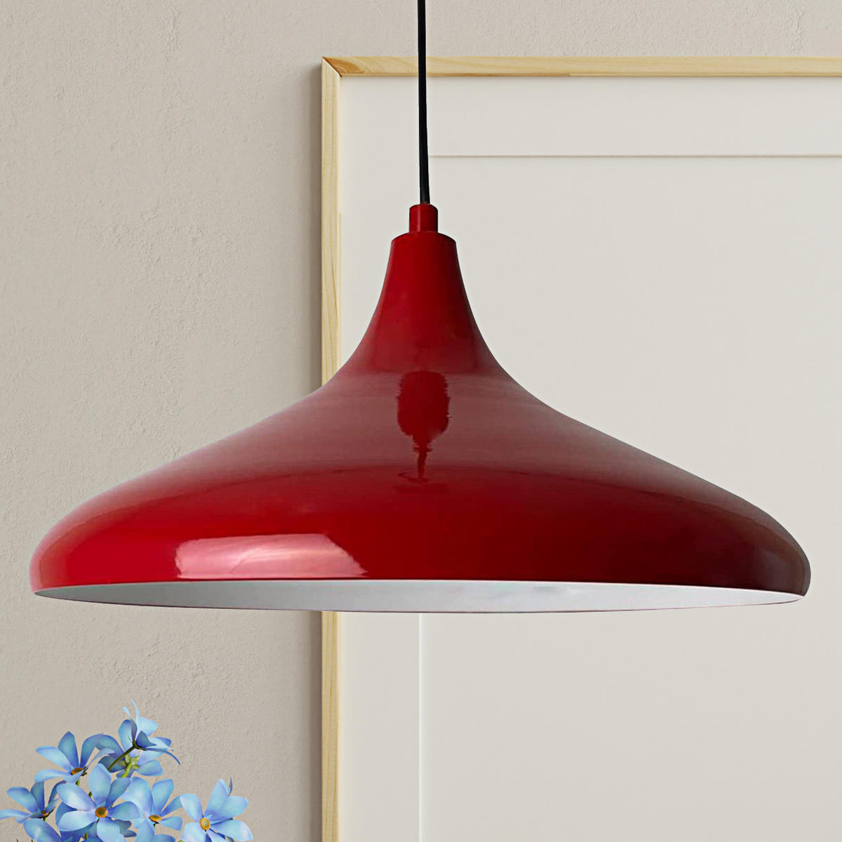 PENDELLEUCHTE Champion 35/20 - Rot, Metall (20/35/20cm) - Bamyum