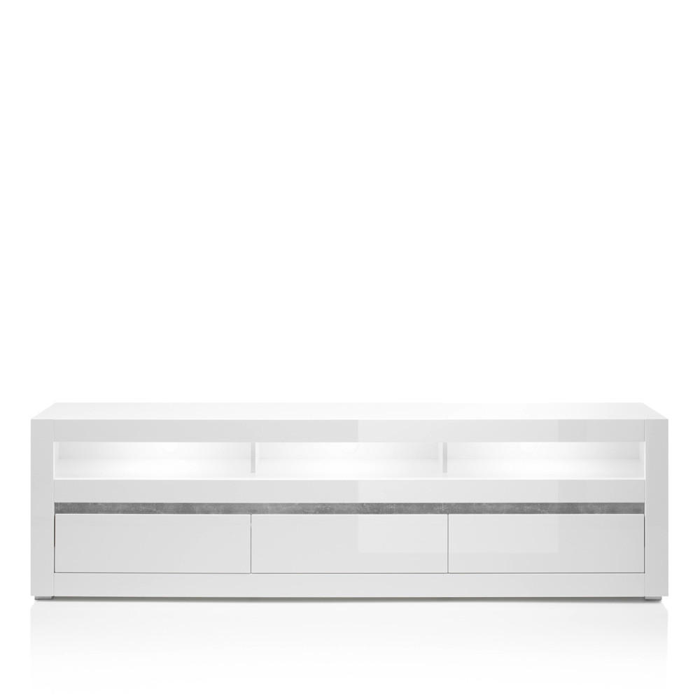 LOWBOARD Cogo-61 - Weiß, Holzwerkstoff (217/63/42cm) - Lomado