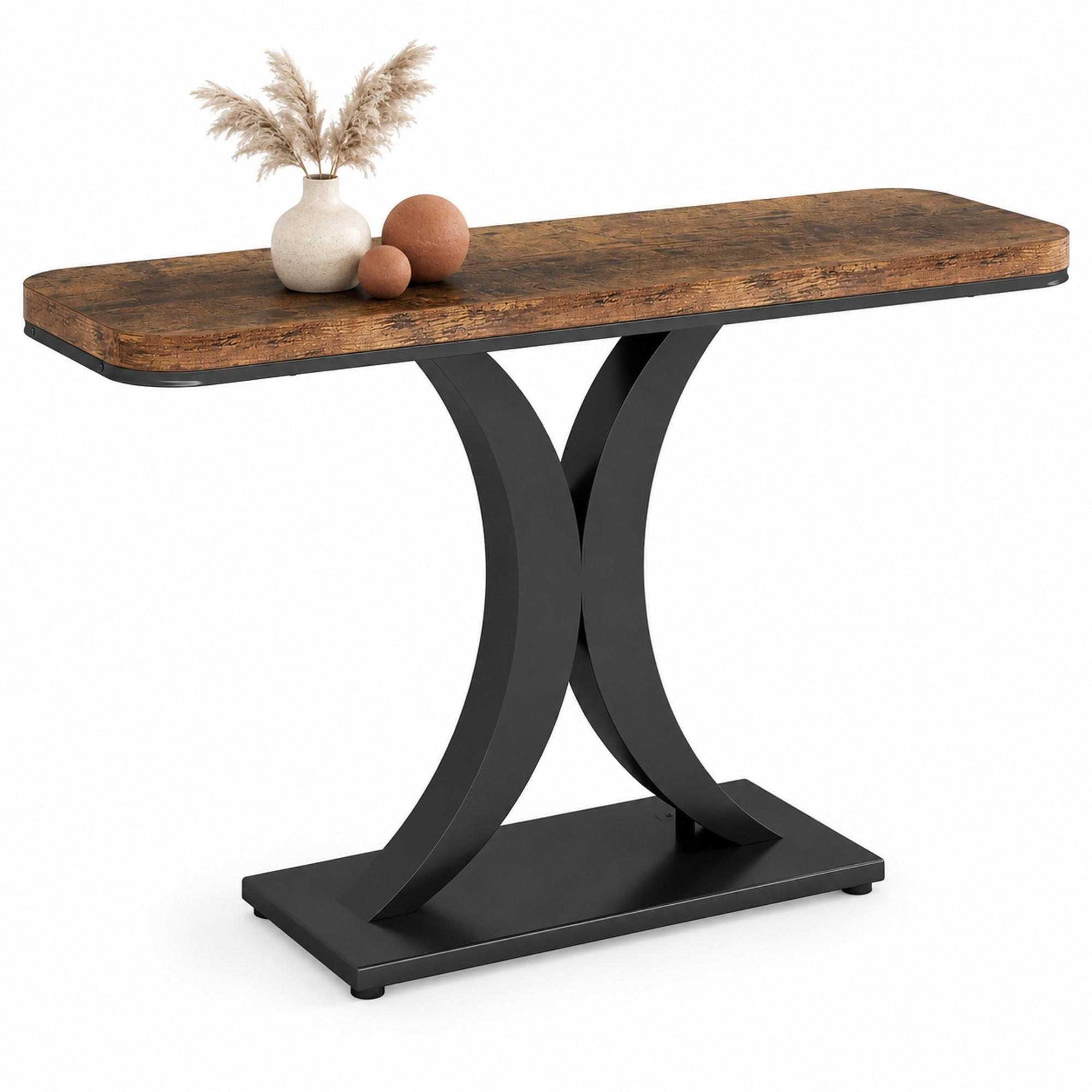 Meubliv Konsolentisch Schwarz 29.5x82.5x100 cm