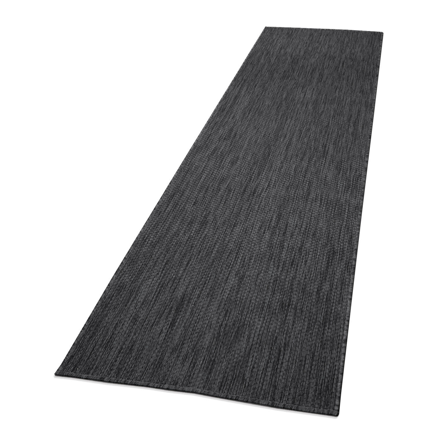 OUTDOORTEPPICH Anthrazit 80 x 250 cm - Anthrazit, Kunststoff (80/250cm) - TT Home