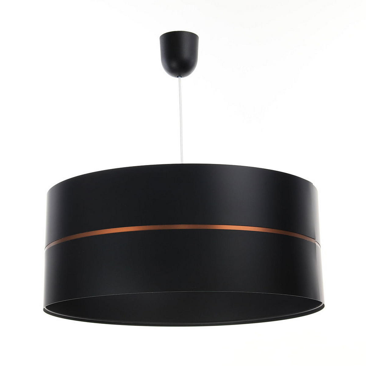 HÄNGELEUCHTE Kupfer 30/21 cm - Schwarz/Kupferfarben, Kunststoff (30/0.45/21cm) - ONZENO