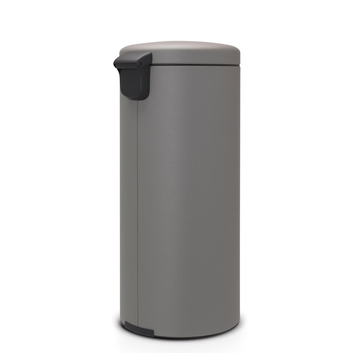 TRETEIMER NewIcon, Stahl, Mineral Concrete Grey, 30 L - Grau, Metall (29.3/67.9/38cm) - Brabantia