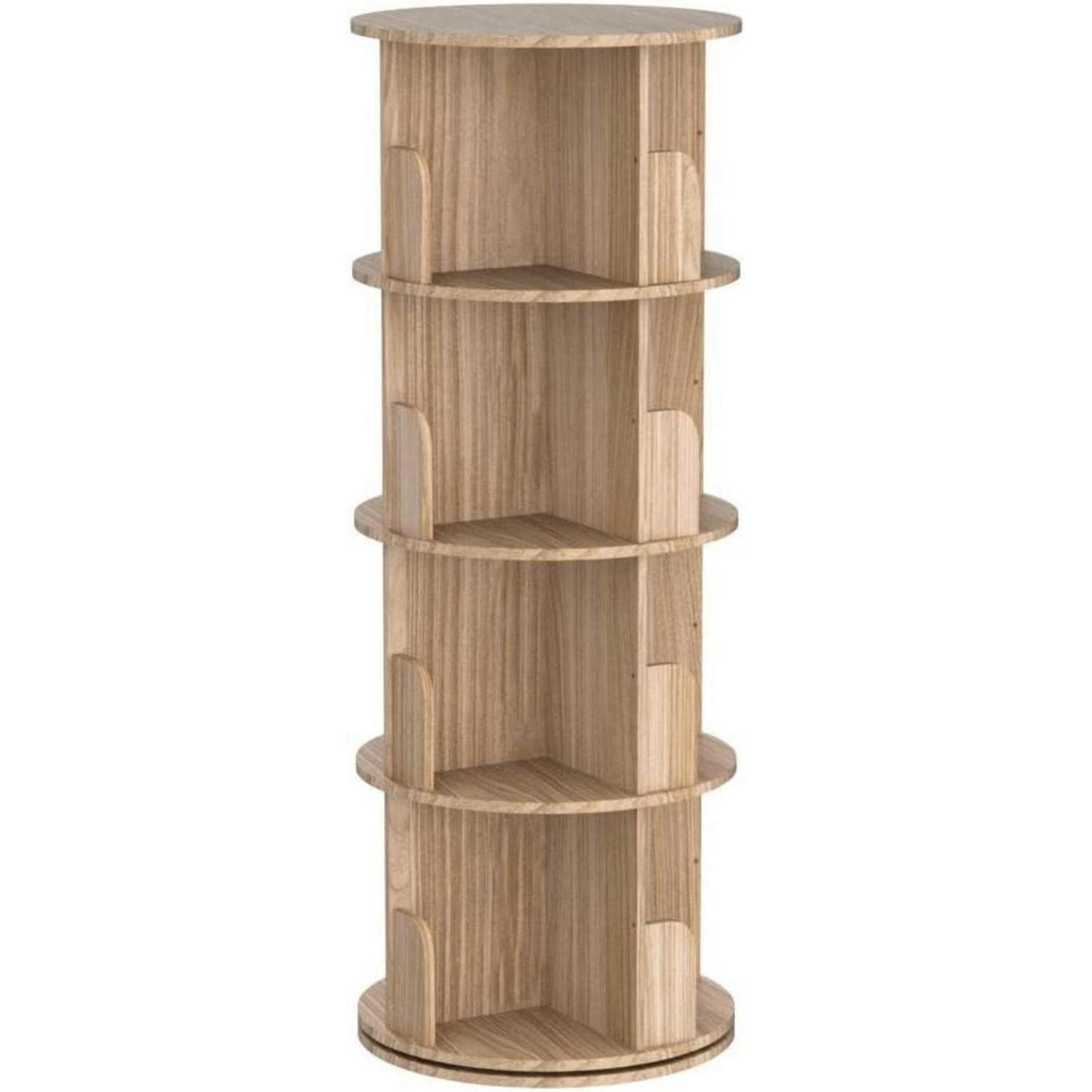 BÜCHERREGAL Massivholz 4-stöckig 128 cm - Braun, Holz (44/128/44cm)