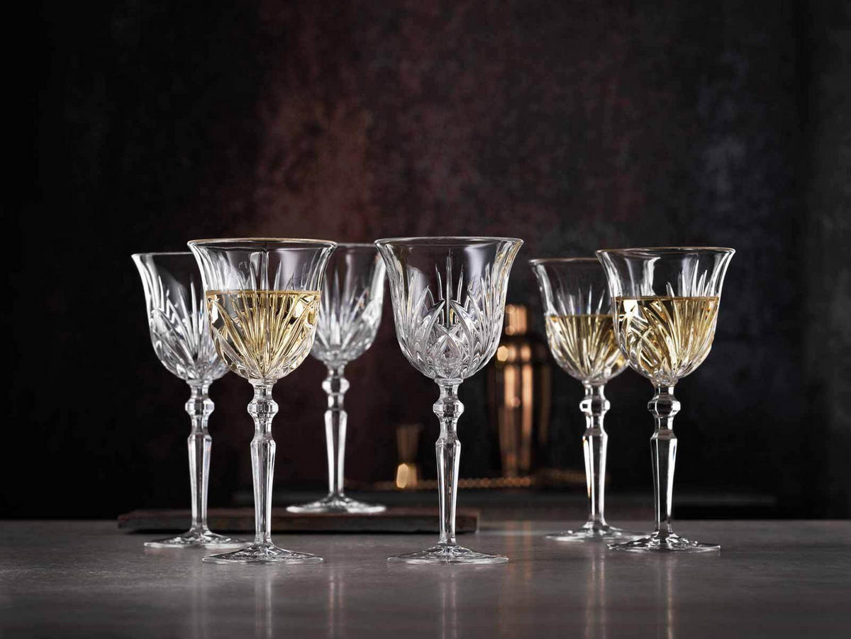 WEISSWEINGLÄSER Palais transparent 213 ml 6er Set - Transparent, Glas (0.213L) - Nachtmann