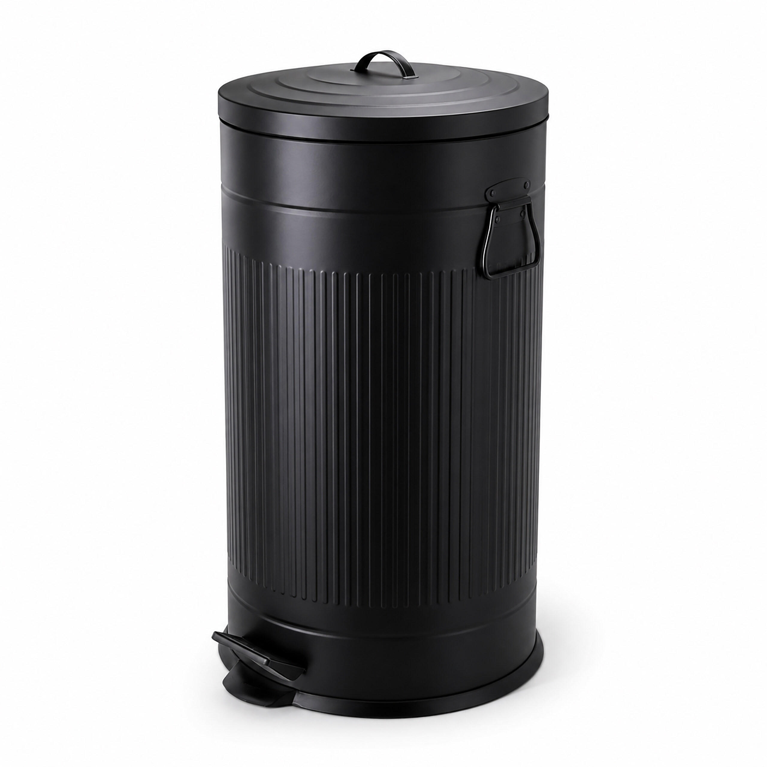 COȘ Negru cu pedală 40 l