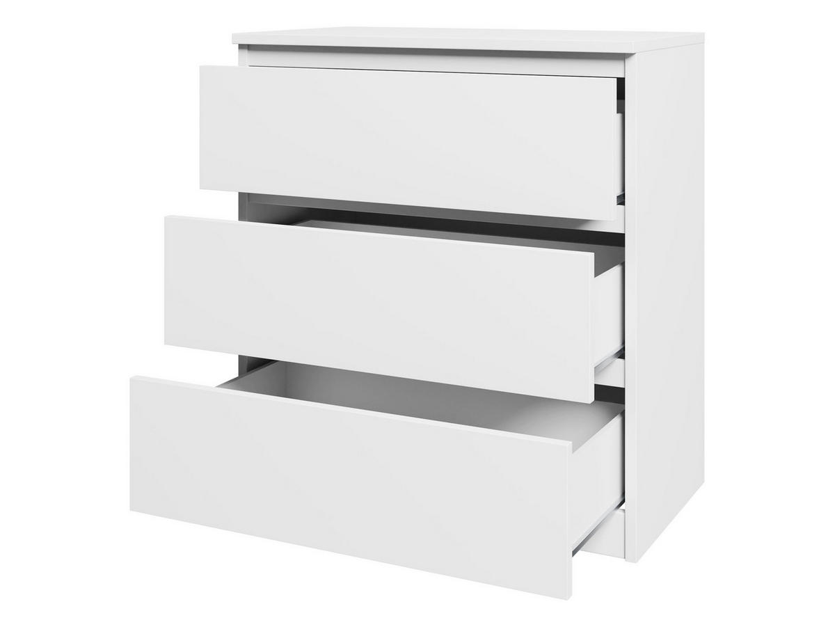 KOMMODE Malwa M3 - Weiß, Holzwerkstoff (70/77/40cm) - MIRJAN24